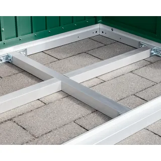 Hörmann EcoStar Unterkonstruktion 224,3 x 224,3 x 4 cm Silber
