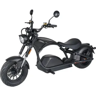 E-Chopper Angry Blake, Elektroroller, E-Roller, E-Scooter, 80 km/h, herausnehmbarer Lithium-Akku (72V/40Ah), 4000 Watt, 100km RW, LED-Scheinwerfer