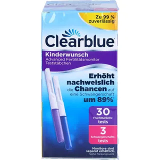 Clearblue Zyklustracker, Teststäbchen für Fertilitätsmonitor