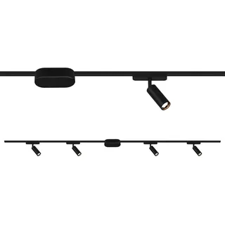 Briloner Luxtrail Starterset, 4x LED Spots, schwenkbar, erweiterbar, Schwarz