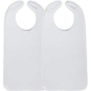 Erwin Müller Speiseschürze Speiseschürze 2er-Pack, Uni weiß