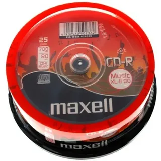 Maxell CD-R 80 52x Audio, Cake 25