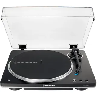 Audio-Technica AUDIO TECHNICA AT-LP70XBT Fully Automatic Wireless Belt-Drive Turntable (Black/Silver)