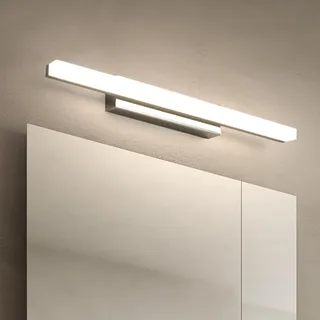 Yafido LED Spiegelleuchte Badleuchte Badlampe Spiegellampe 40CM (NeutralweiB, 40CM-Chrom)