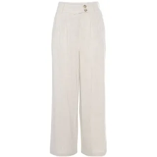 LASCANA Bundfaltenhose Beige 34