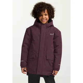 Jack Wolfskin Canvey Jacket Kids Wasserdichte Jacke Kinder, 116 purple amaranth