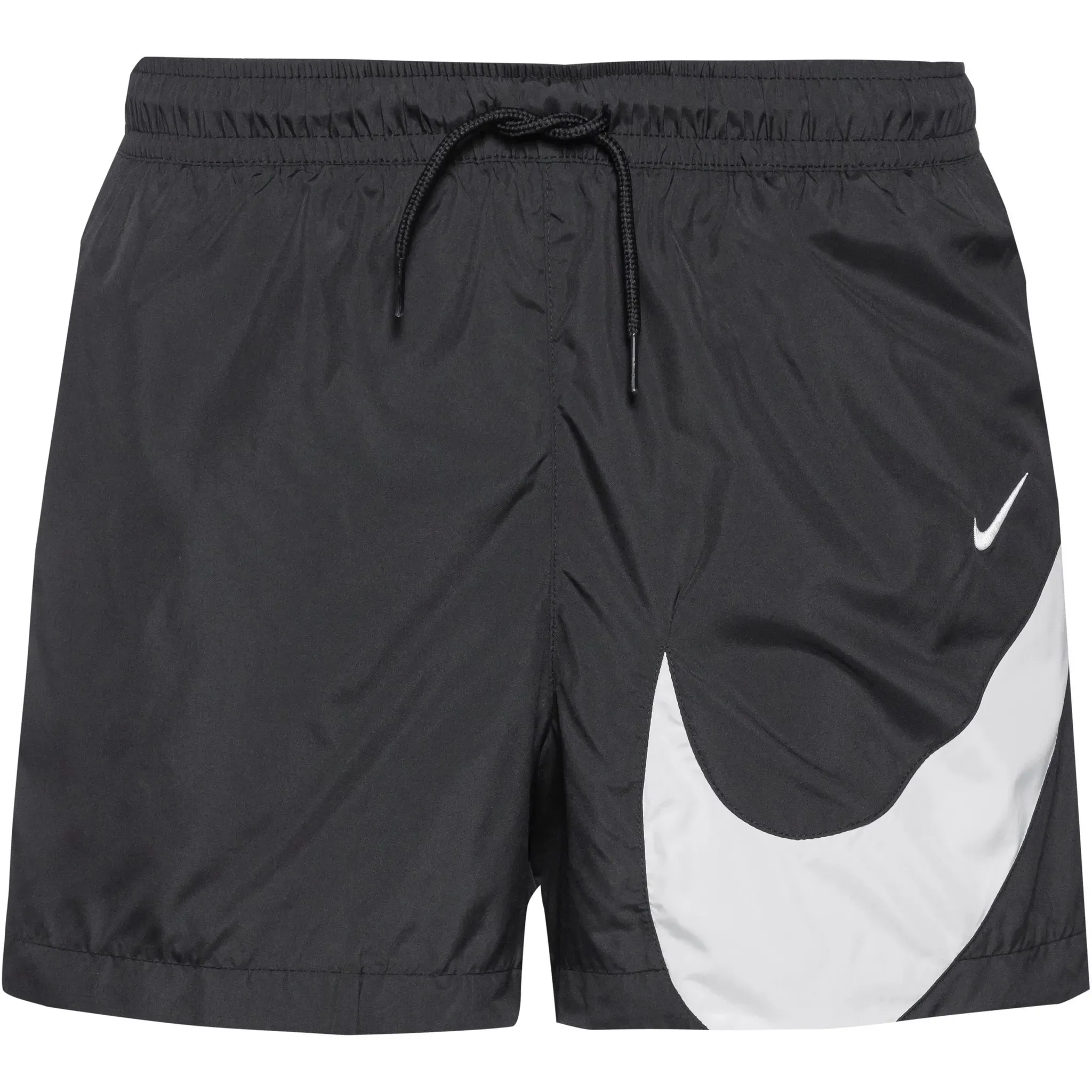 Nike Shorts Damen in black-white, Größe XL - schwarz