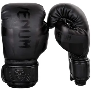 Venum, Elite Boxhandschuhe Kinder, Unisex Kinder, S, Schwarz
