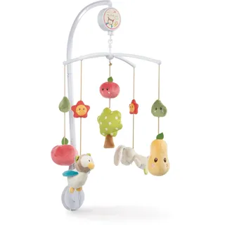 NICI 48511 Musik-Mobile Hase und Eule mit 5 abnehmbaren Figuren 40cm mit Bettbefestigung in Geschenkverpackung, BUNT