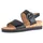 Sandale in schwarz Gr 43