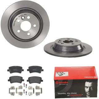 BREMBO BREMSSCHEIBEN Ø302mm + BREMSBELÄGE HINTEN FÜR FORD GALAXY WA6 S-MAX WA6