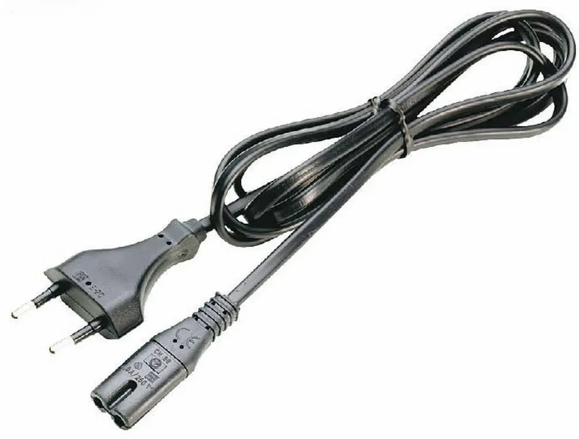 Kabel für Ladegeräte 230V 2-polig, 180mm