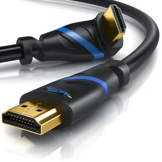 Primewire 8K Premium HDMI Ultra High Speed Kabel 2.1 270° gewinkelt, 7680 x 4320 @ 120 Hz mit DSC - 1m