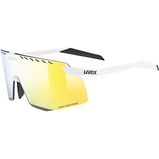 Uvex Pace Stage CV white matt - Mirror yellow