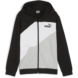 Puma Power Colorblock Kapuzenjacke Jungen 01 black 140
