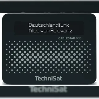 TechniSat CABLESTAR 100 Digitalradio-Empfangsteil, Schwarz