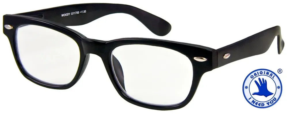 I NEED YOU Lesebrille WOODY G11700 schwarz