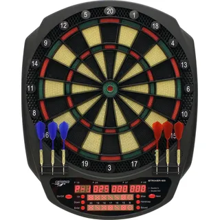 CARROMCO Elektronik Dartboard STRIKER-601, Mit Adapter, 3-Loch Abstand