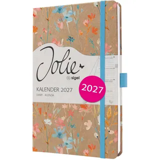 Sigel Wochenkalender 2027 A5 blau/rot