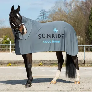 SUNRIDE Cool Down Kühldecke mit Halsteil und Tuch 105