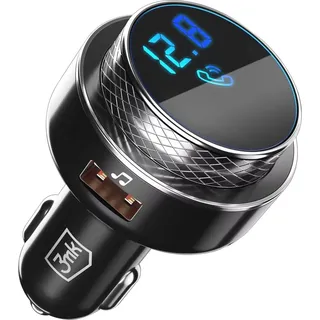 3M 3MK Hyper Car FM Transmitter, Auto Adapter, Schwarz