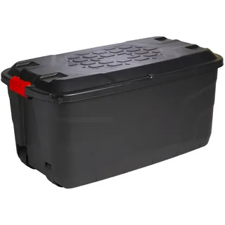 Strata Aufbewahrungsbox 145 l 1-tlg. schwarz mit roten Griffen