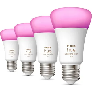 Philips Hue White & Color Ambiance E27 Viererpack