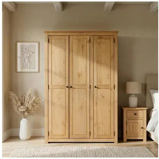 CARO-Möbel Kleiderschrank Cancun 118 x 175 x 0 cm Braun