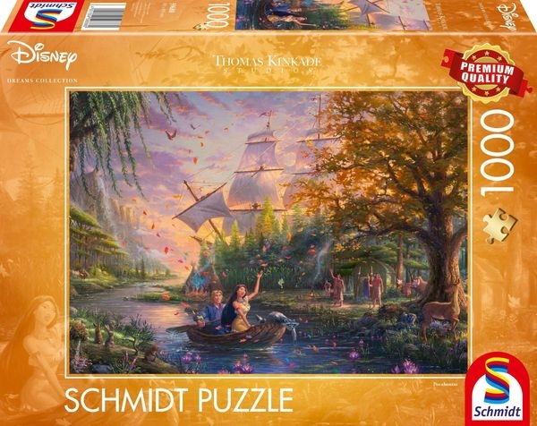 Puzzle Schmidt Spiele Thomas Kinkade Collection Disney Pocahontas 1000 Teile
