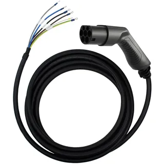 Besen Ladekabel Typ 2 offenes Ende - 11 kW - 3-Phasen 16A - Auslauf-OUT283 + OUT284 + OUT285