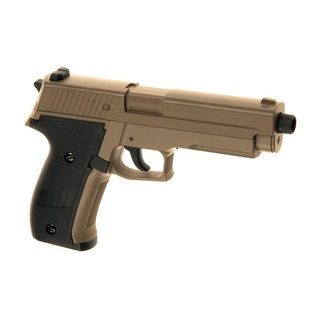 Cyma Softair - Pistole P226 Airsoft cm.122 AEP TAN < 0,5 J. - inkl. Akku & Ladegerät