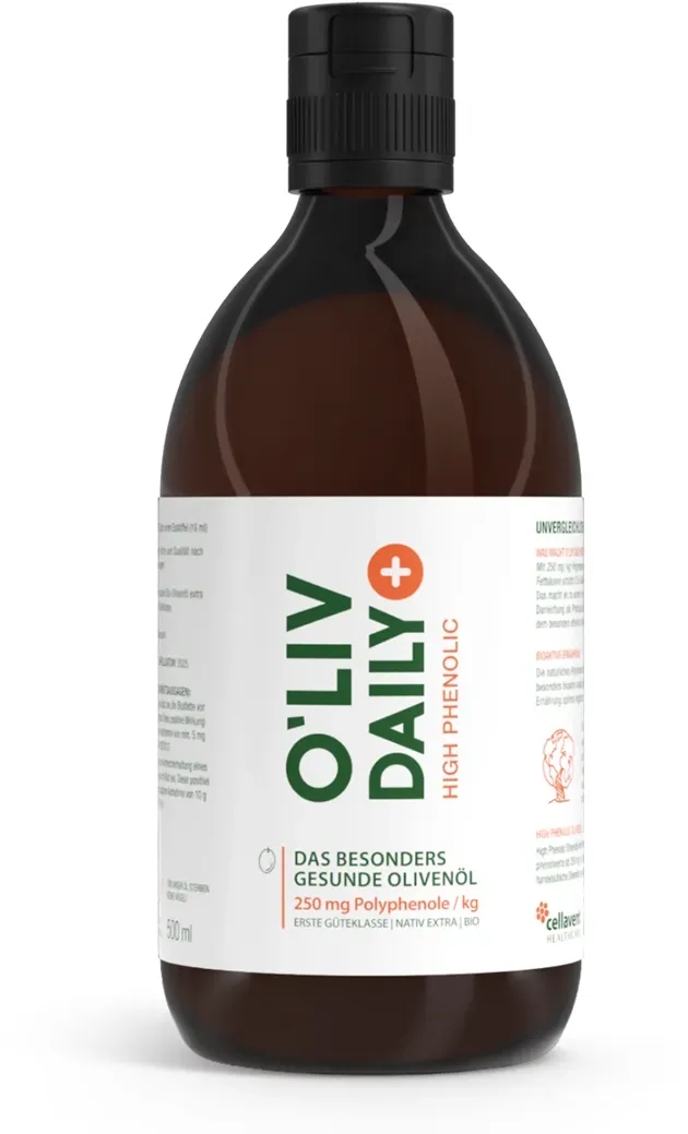 High Phenolic Olivenöl - O'Liv Daily 500 ml / 1 Monat