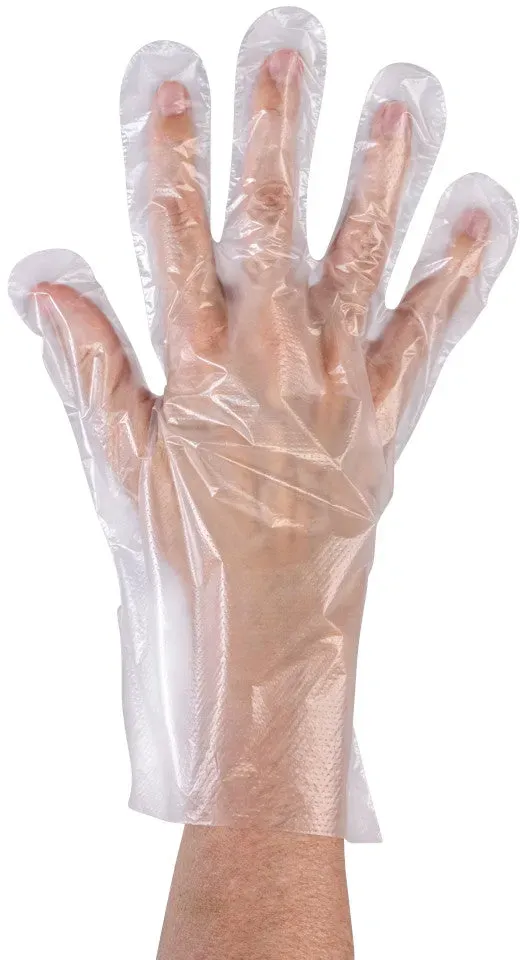Medi-Inn PE-Handschuhe für Damen, Gr. M, transparent, 27,5 cm x 22 cm 10 x 100 = 1000 Stück