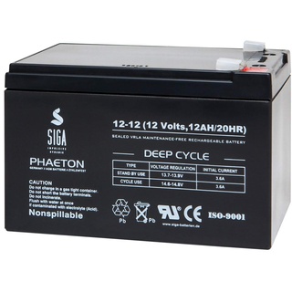 AKKU 12AH 12V AGM Gel Batterie Elektrofahrrad E-Bike E Scooter PEREGO USV RBC VDs 12Volt