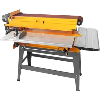 MSW Elektrische Bandschleifmaschine - 1100 W - neigbarer Schleifarm - für Holz, Metall und Kanten MSW-TDA-2300Q