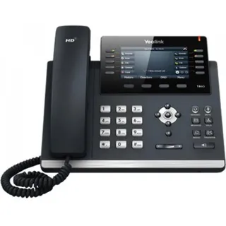 Yealink SIP-T46U - VoIP-Telefon mit Rufnummernanzeige - dreiweg Anruffunktion