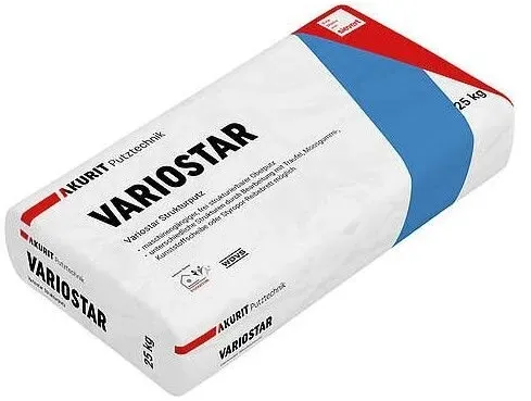 AKURIT Variostar Strukturputz 1,5 mm Korn weiß - 25 kg Sack