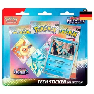 The Pokémon Company International Sammelkarte Pokémon - Karmesin & Purpur Prismatische Entwicklungen Tech-Sticker-Ko