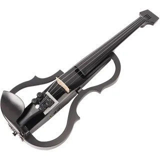 4/4 Elektrische Violine, Cecilio Silent Electric Violin Carbon Fiber Maple Wood Mute Violine für Erwachsene und Anfänger