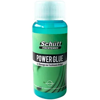 Schütt Power-Glue Belagkleber Pinselflasche (250 ml) - Kleber für Tischtennisbeläge | Lösungsmittelhaltig | TT-Spezial Tischtennis