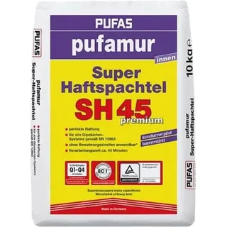 Pufas Pufamur Super-Haftspachtel SH 45 Premium weiß 25kg