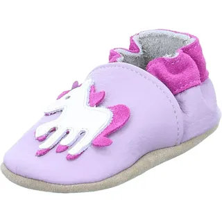 Beck Mädchen Einhorn Hausschuhe, Violett, 26/27 EU