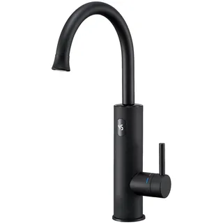ESIP Elektrischer Wasserhahn Einhebelmischer Schwarz 3000W