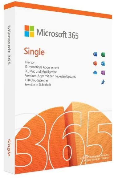 Microsoft Office 365 Single - PC/Mac/Android iOS