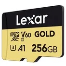 Lexar Gold MicroSDXC, UHS-II, U3, V60 Professional Speicherkarte 256 GB