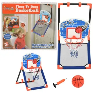 vidaXL Basketballkorb Kinder Basketball-Set Multifunktional für Boden Wand