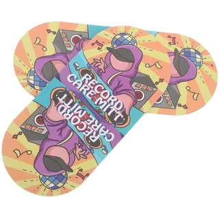 Supvox 2 Stück Vinyl Schallplatten Halter Antistatische Greifer mit Ergonomischem Design für Fingerabdruckschutz und Staubschutz für Zuhause und Studio Nutzung