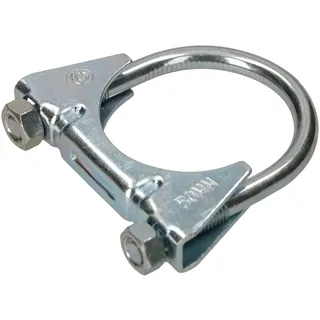 KOTARBAU® Bügelschelle 50mm Auspuffschelle Rohrschelle Rohrbügelschelle U-Bolzen für Montage von Antennen Rohren Masten Universalschelle für Rohrverbindungen