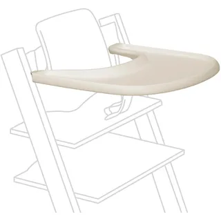 Stokke Tray, Vanilla White - Kompatibel mit Tripp Trapp Baby Set - Bequem zu benutzen und zu reinigen - Hergestellt aus BPA-freiem Kunststoff - Für Kinder von 6-36 Monaten