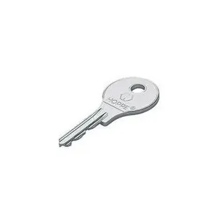 HOPPE Fenstergriffschlüssel gleichschließend 2D156 Eisen, vernickelt